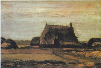 Bauernhaus mit Torfstich von Vincent van Gogh